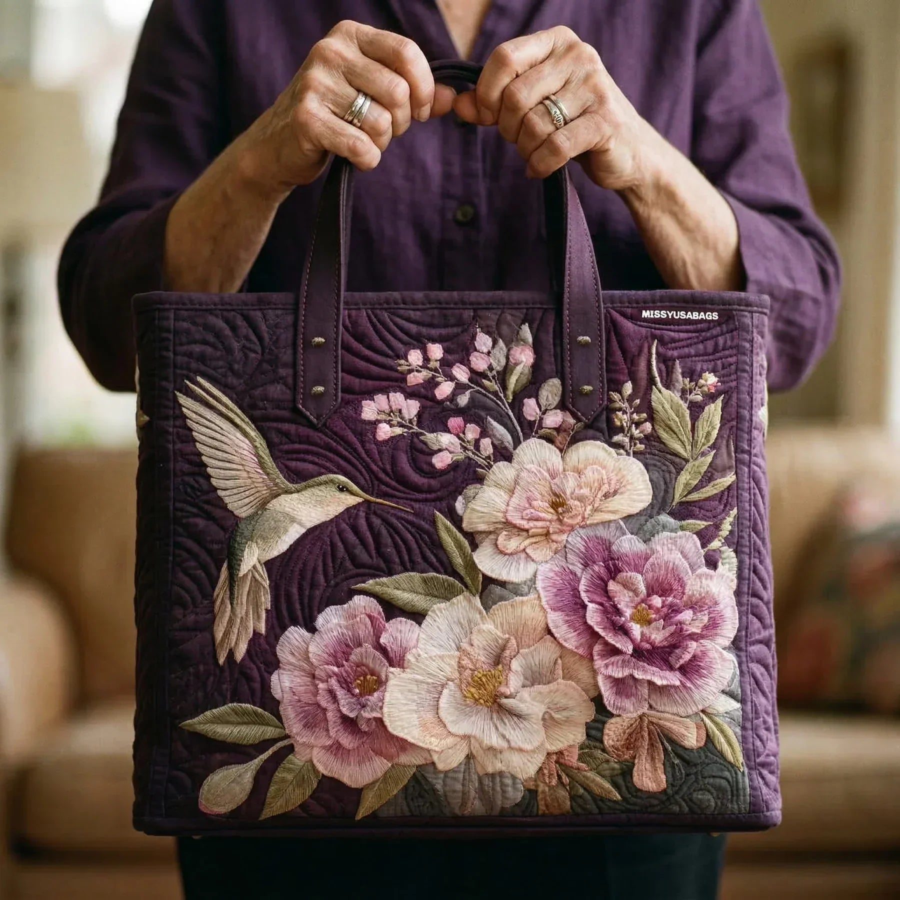 Shopper Kolibris und Orchideen – Ansicht 2