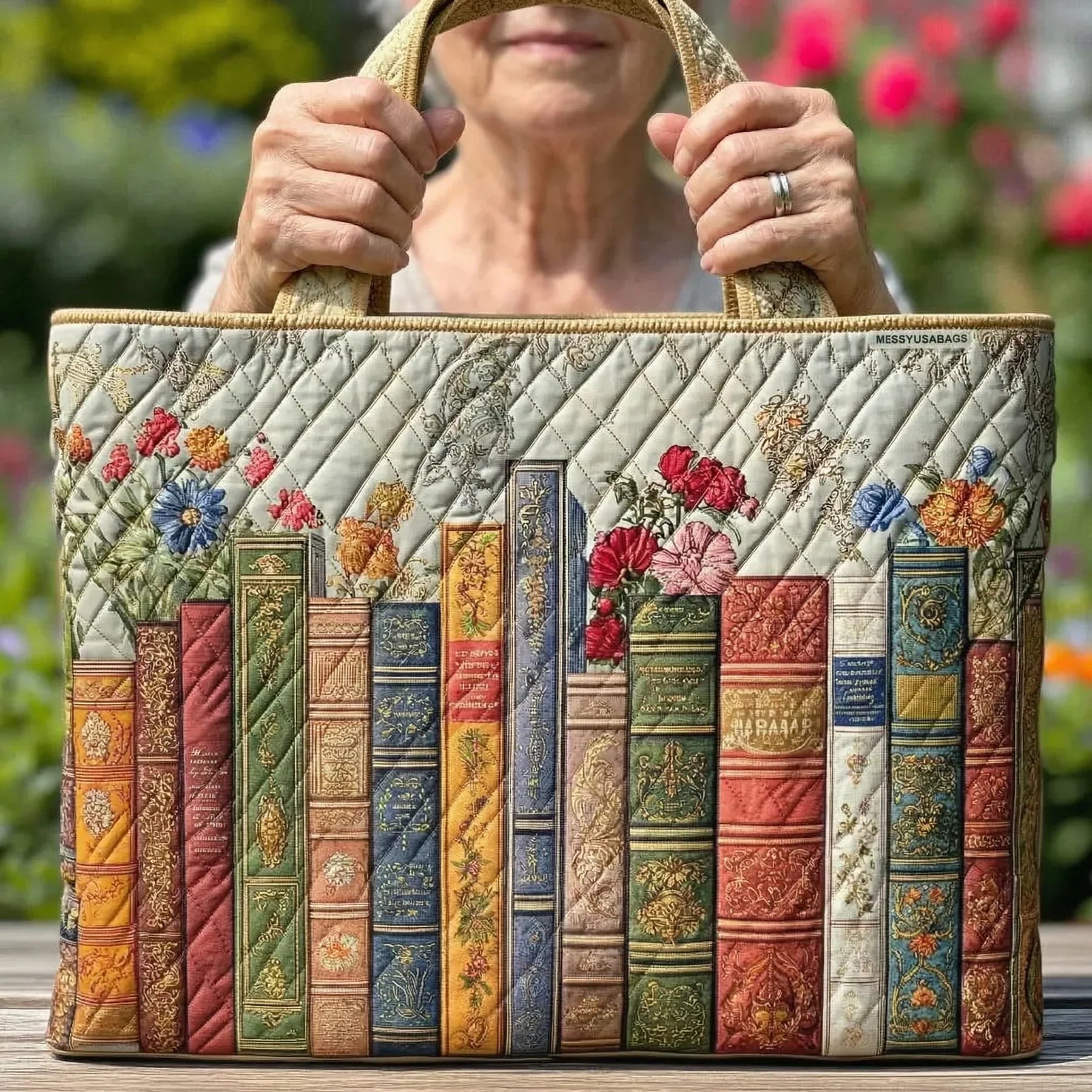 Shopper Verzauberte Bibliothek – Ansicht 2