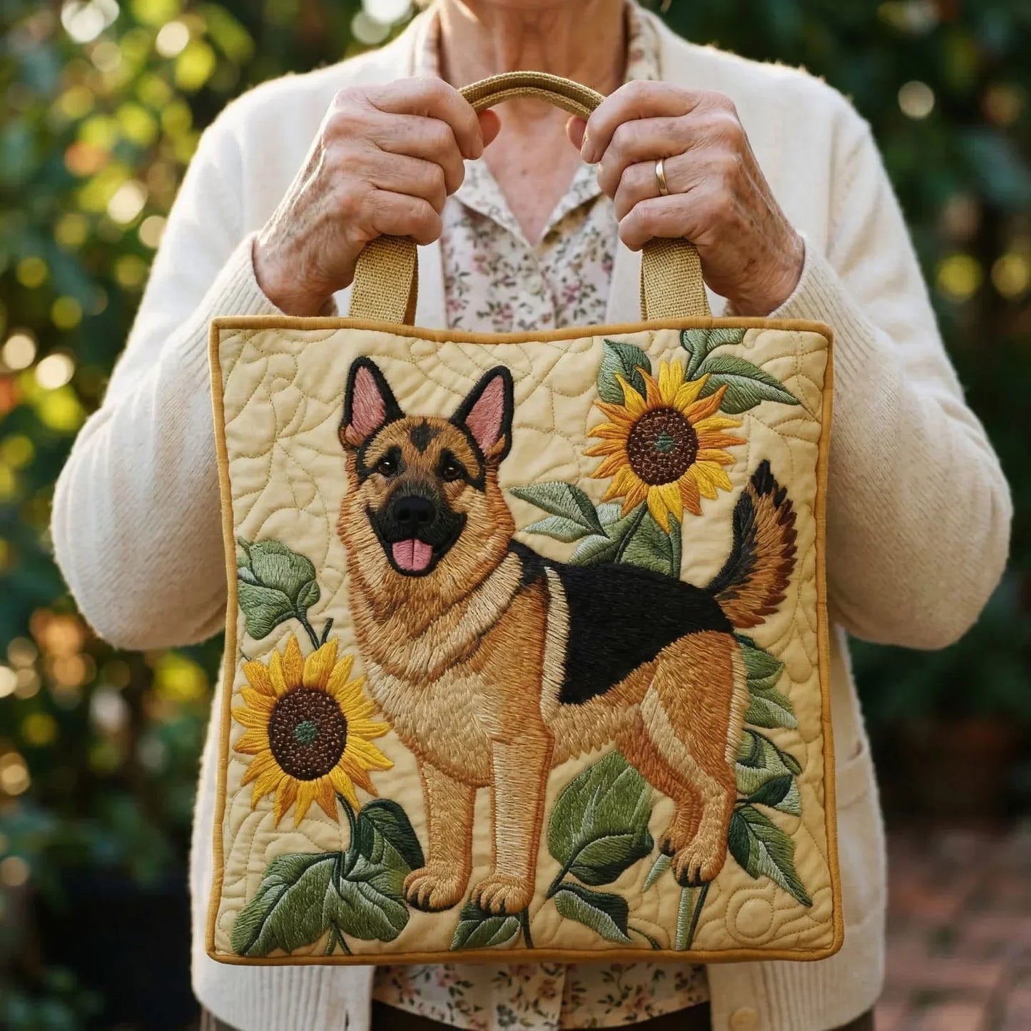 Shopper Blumiger Deutscher Schäferhund – Ansicht 2