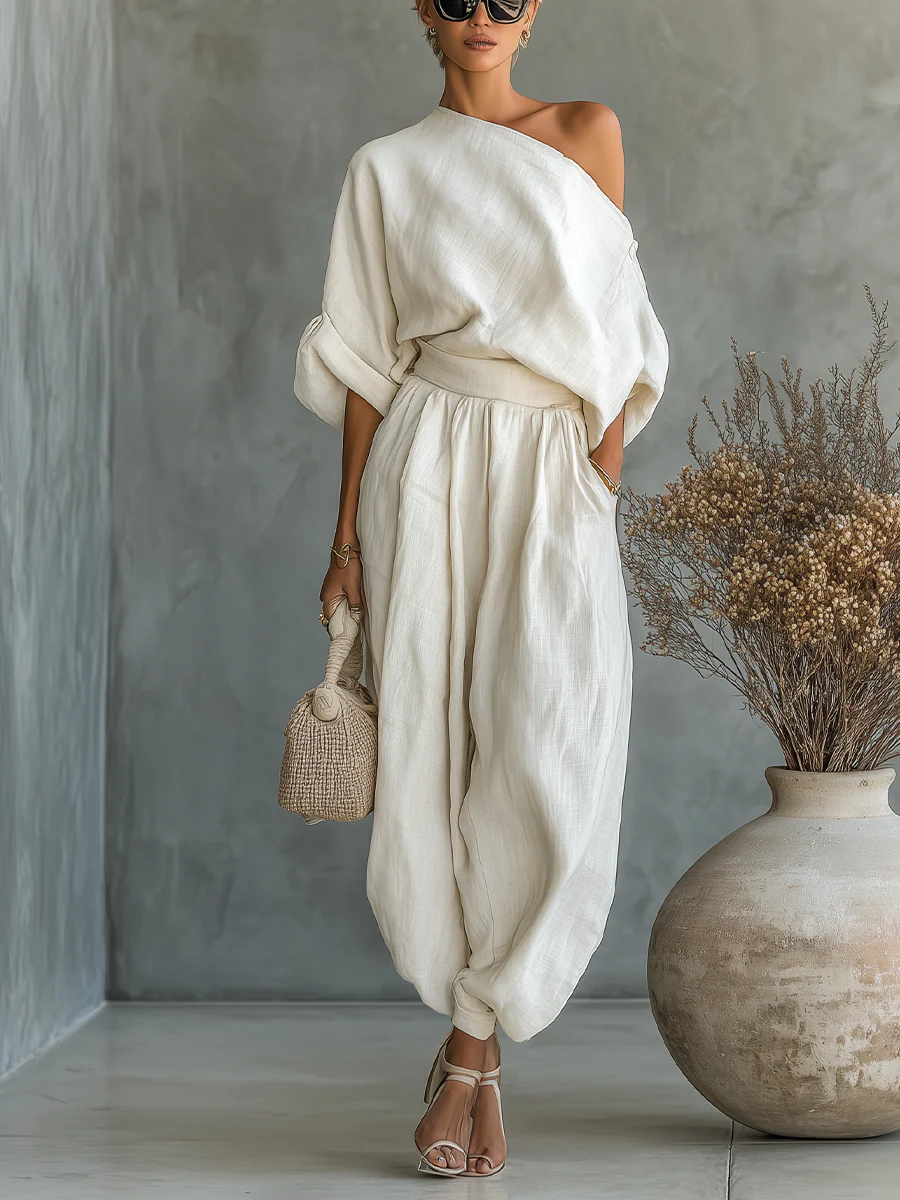 Magali One-Shoulder Zweiteiler-Set – Ansicht 7