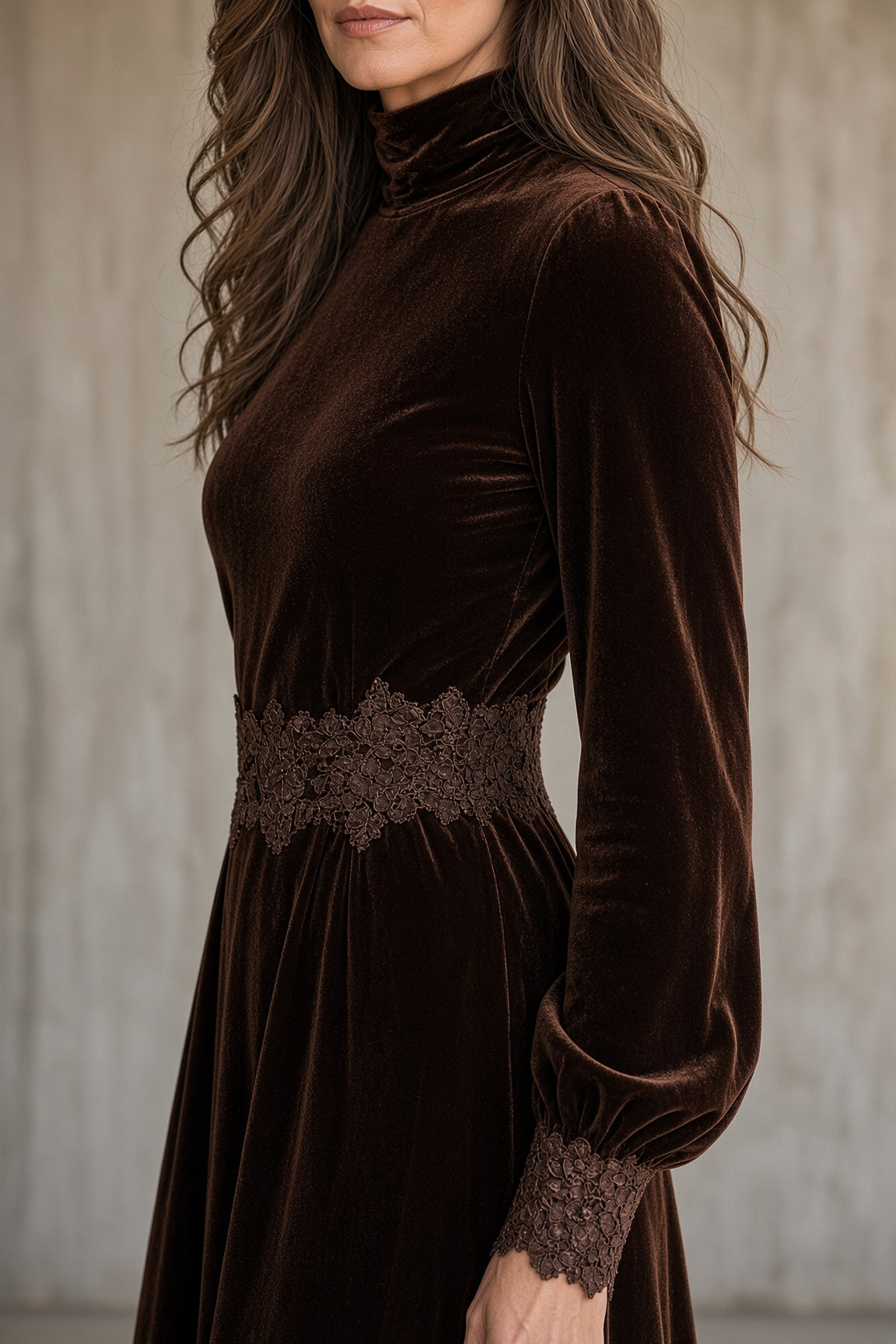 Monica Samt-Kleid – Ansicht 4
