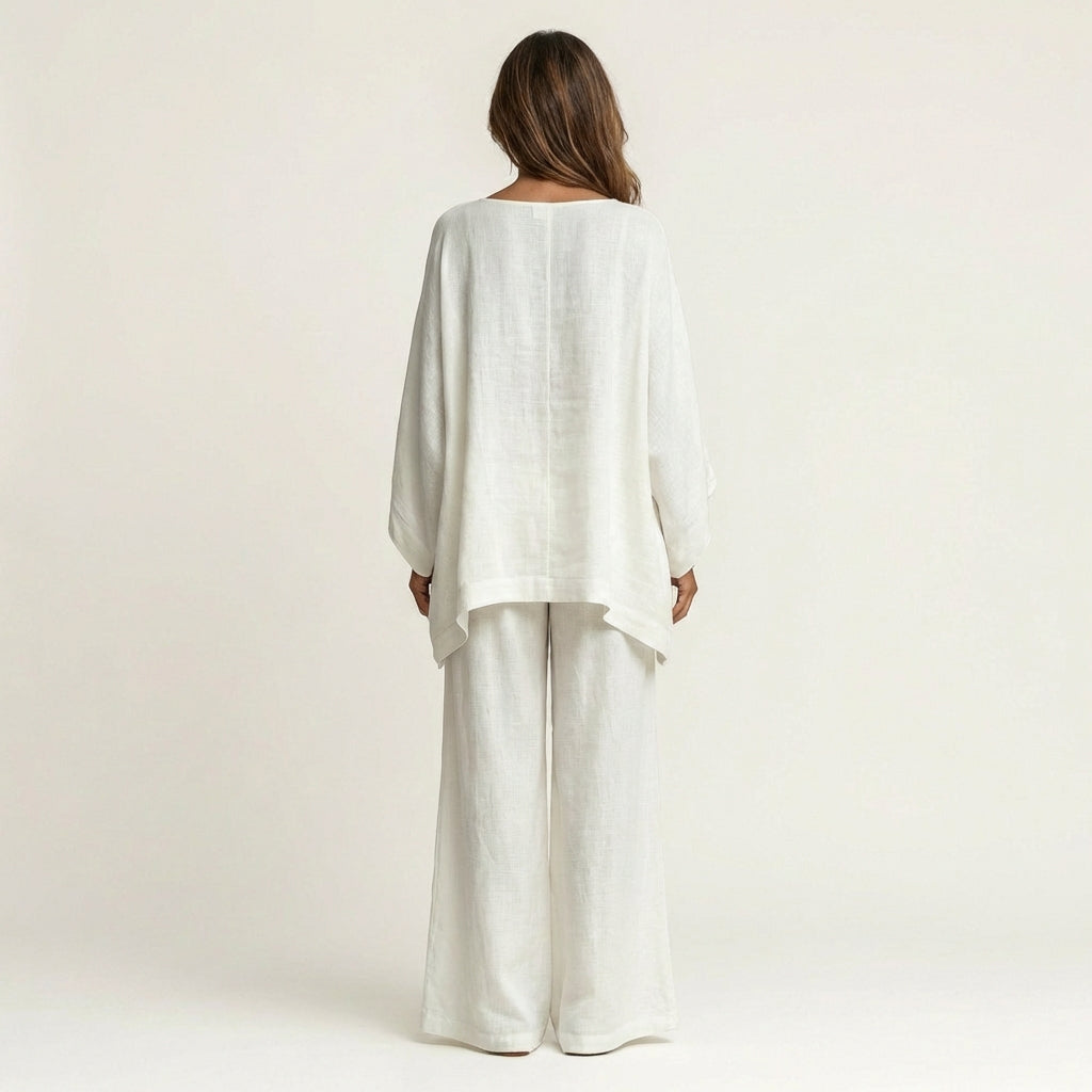 Majolie boho-set i linneblandning – vy 2