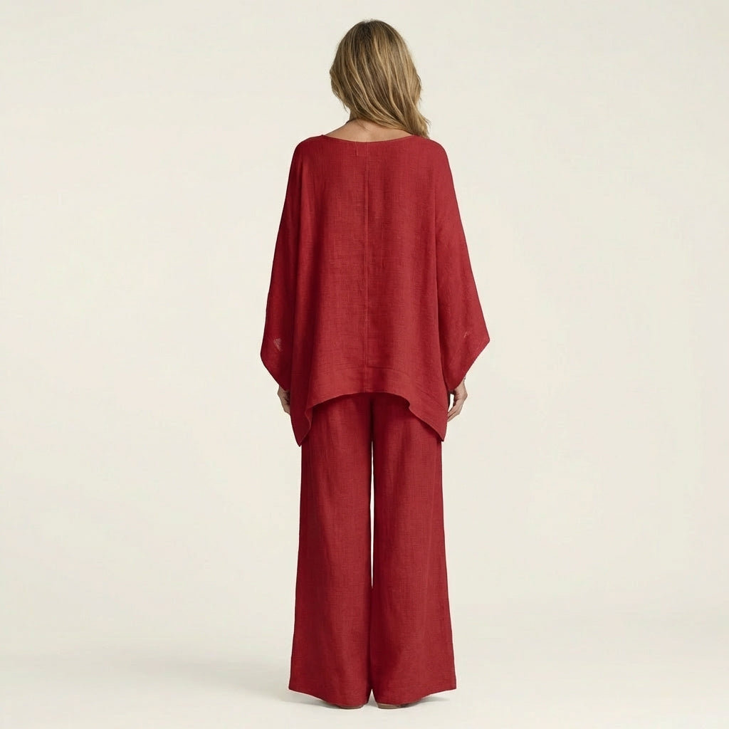 Majolie boho-set i linneblandning – vy 4