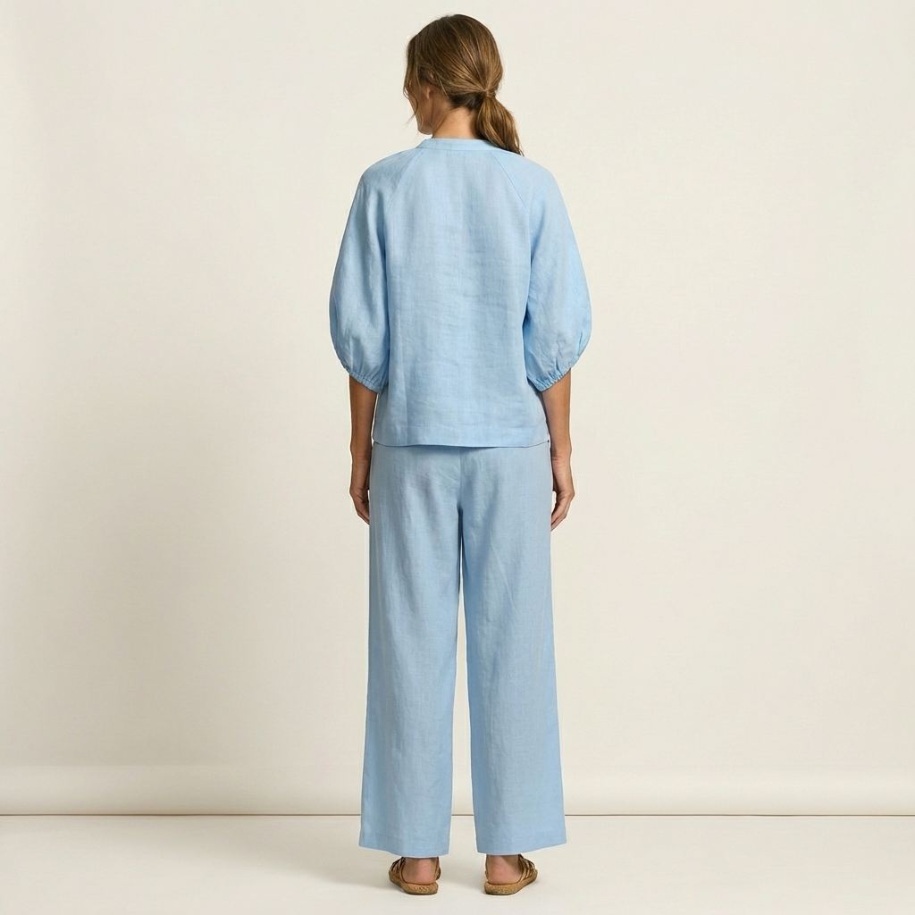 Marlowe set med dragkedja och puffärm – vy 4