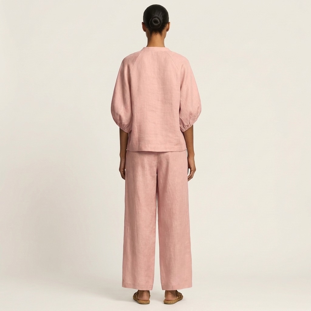 Marlowe set med dragkedja och puffärm – vy 2
