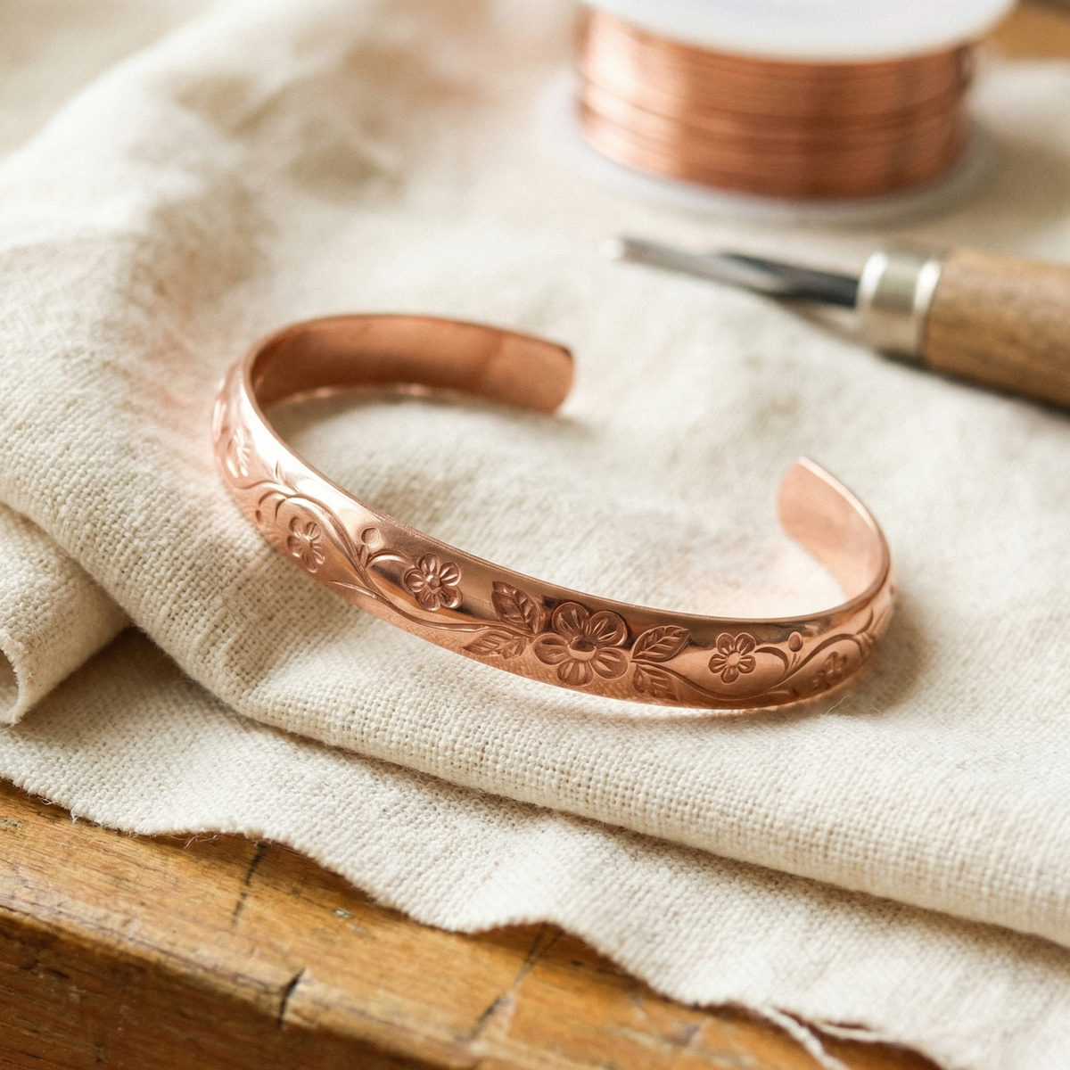 Bloom Kupfer-Armband