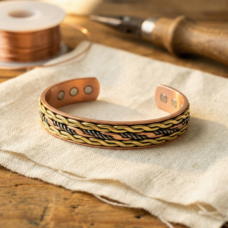 Weave Kupfer-Armband