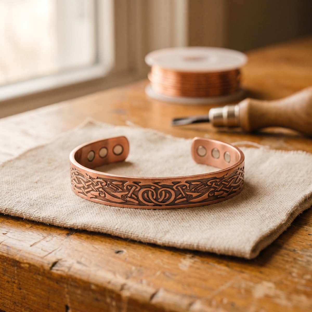 Moss Kupfer-Armband
