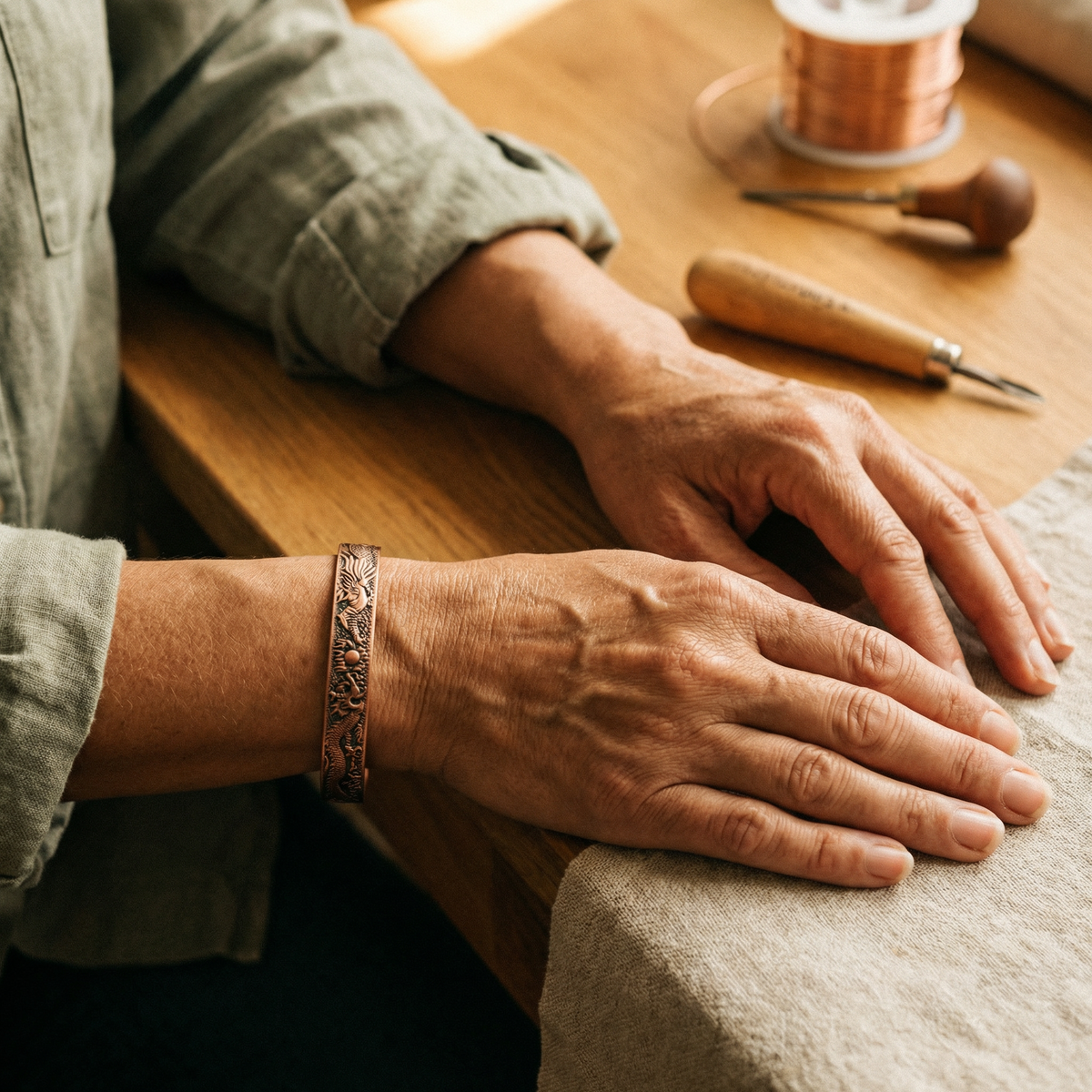 Loam Kupfer-Armband – Ansicht 2