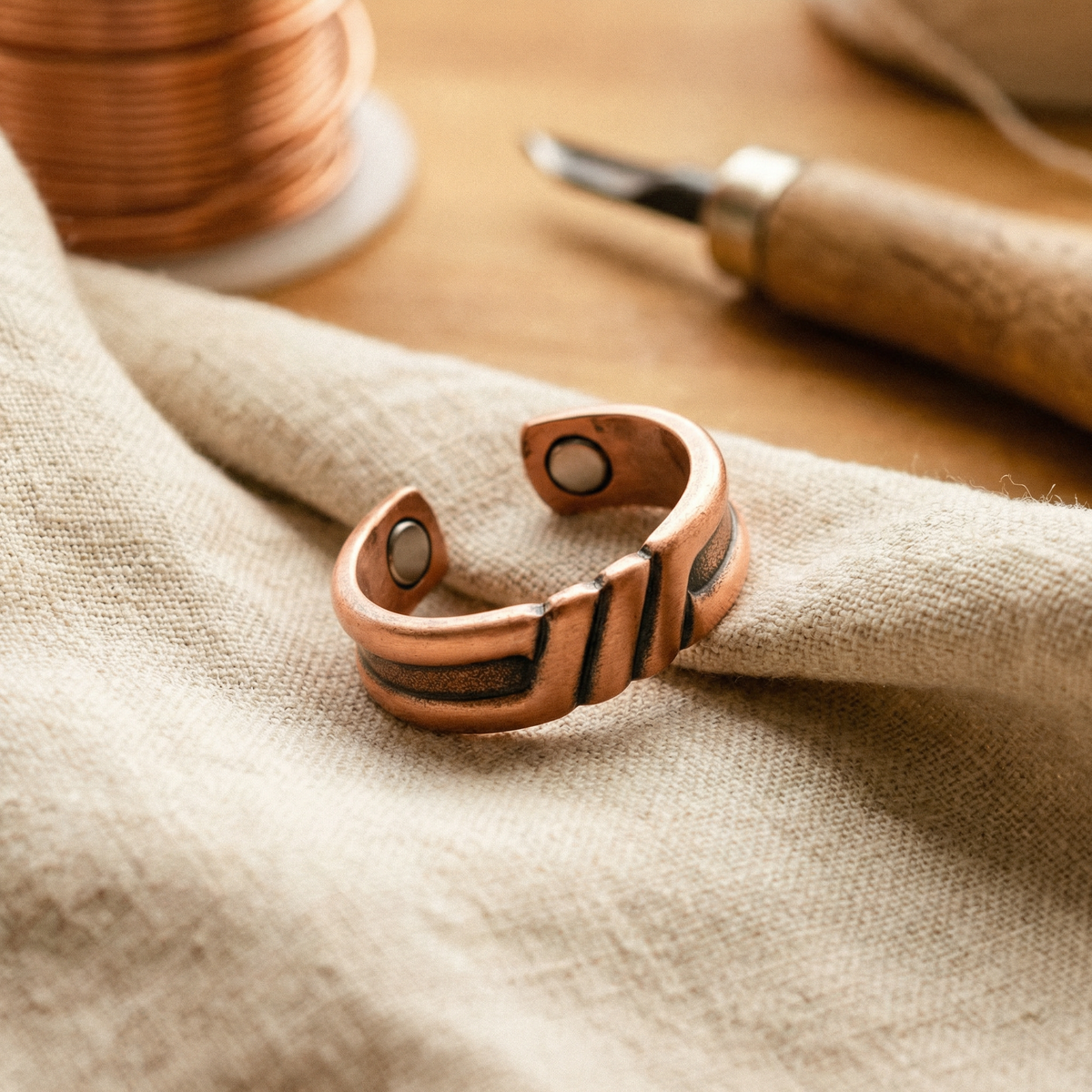 Peat Kupfer-Ring