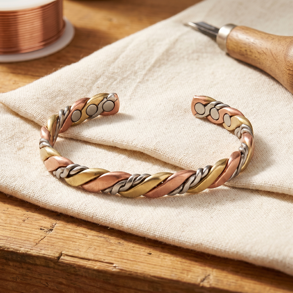 Stone Kupfer-Armband