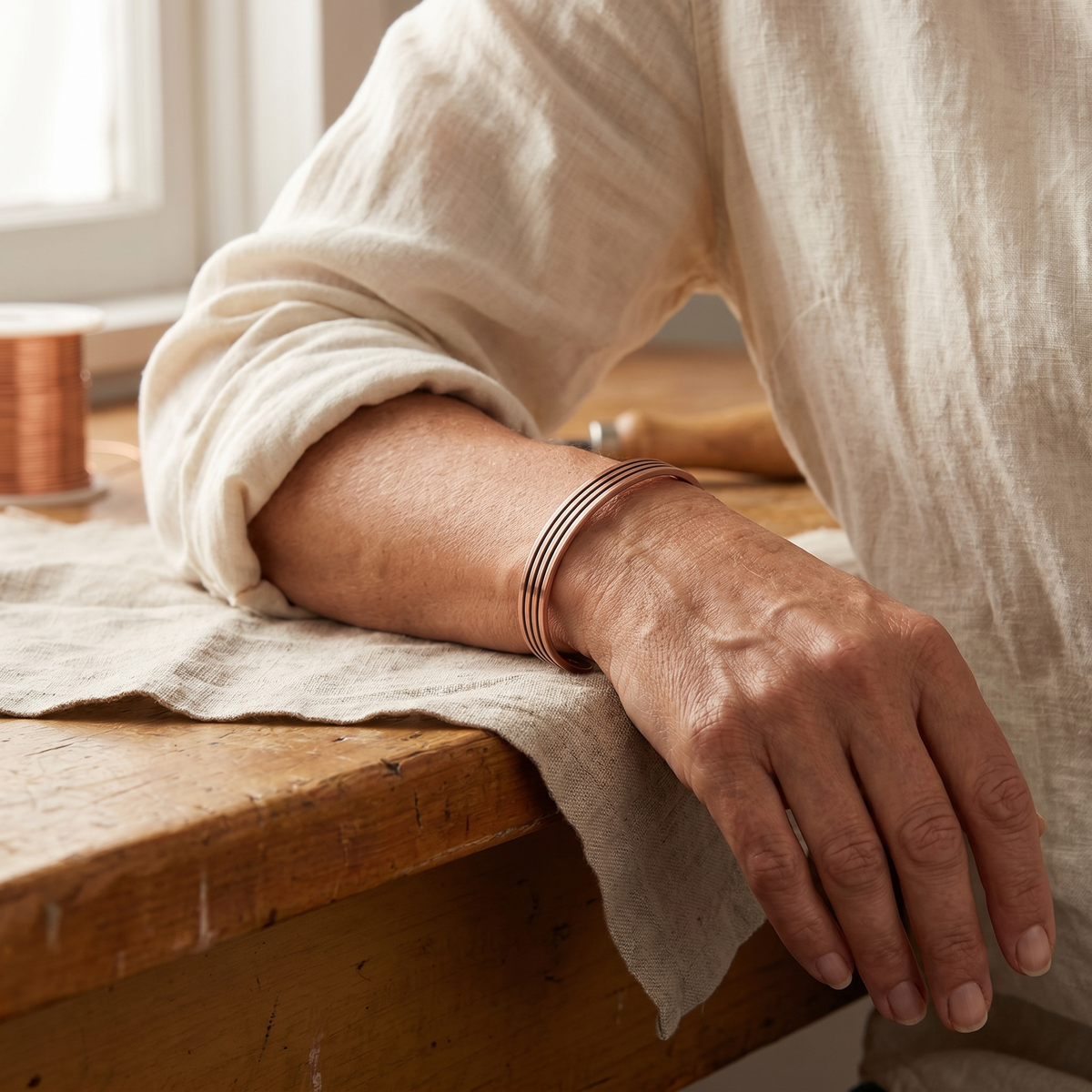 Sage Kupfer-Armband – Ansicht 2