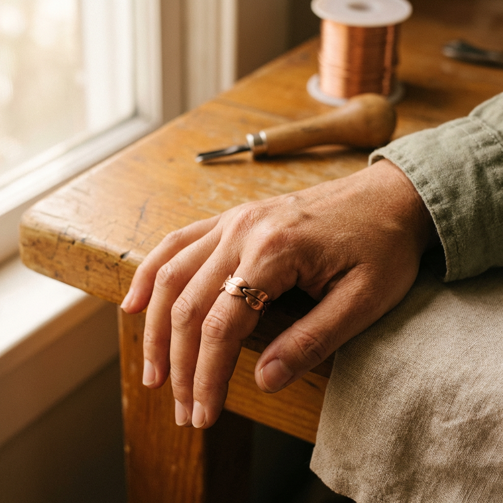 Bind Kupfer-Ring – Ansicht 2