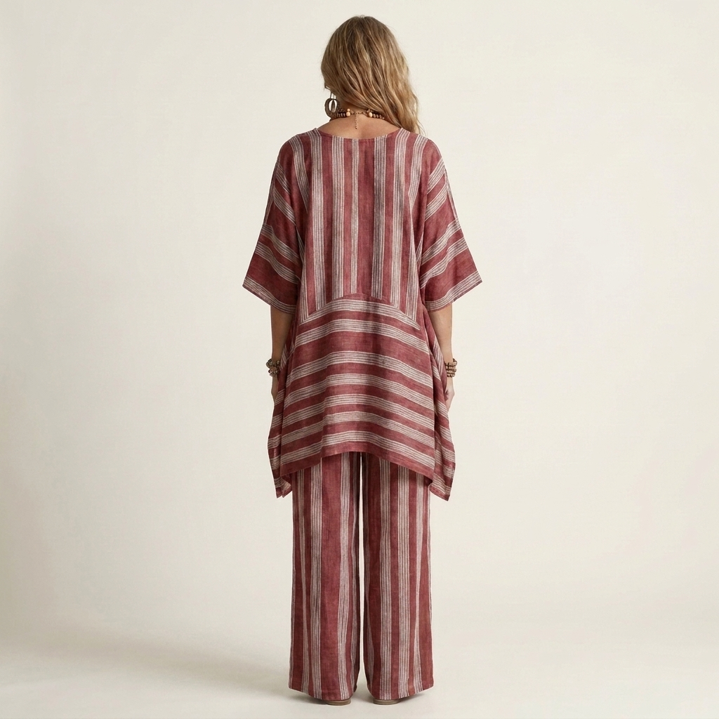 Kiara tvådelat randigt set – vy 2
