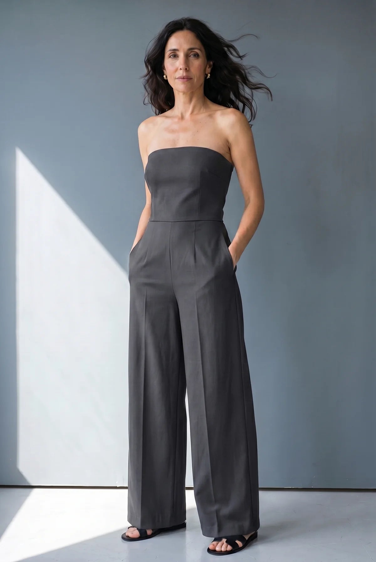 Nadia | Trägerloser Jumpsuit