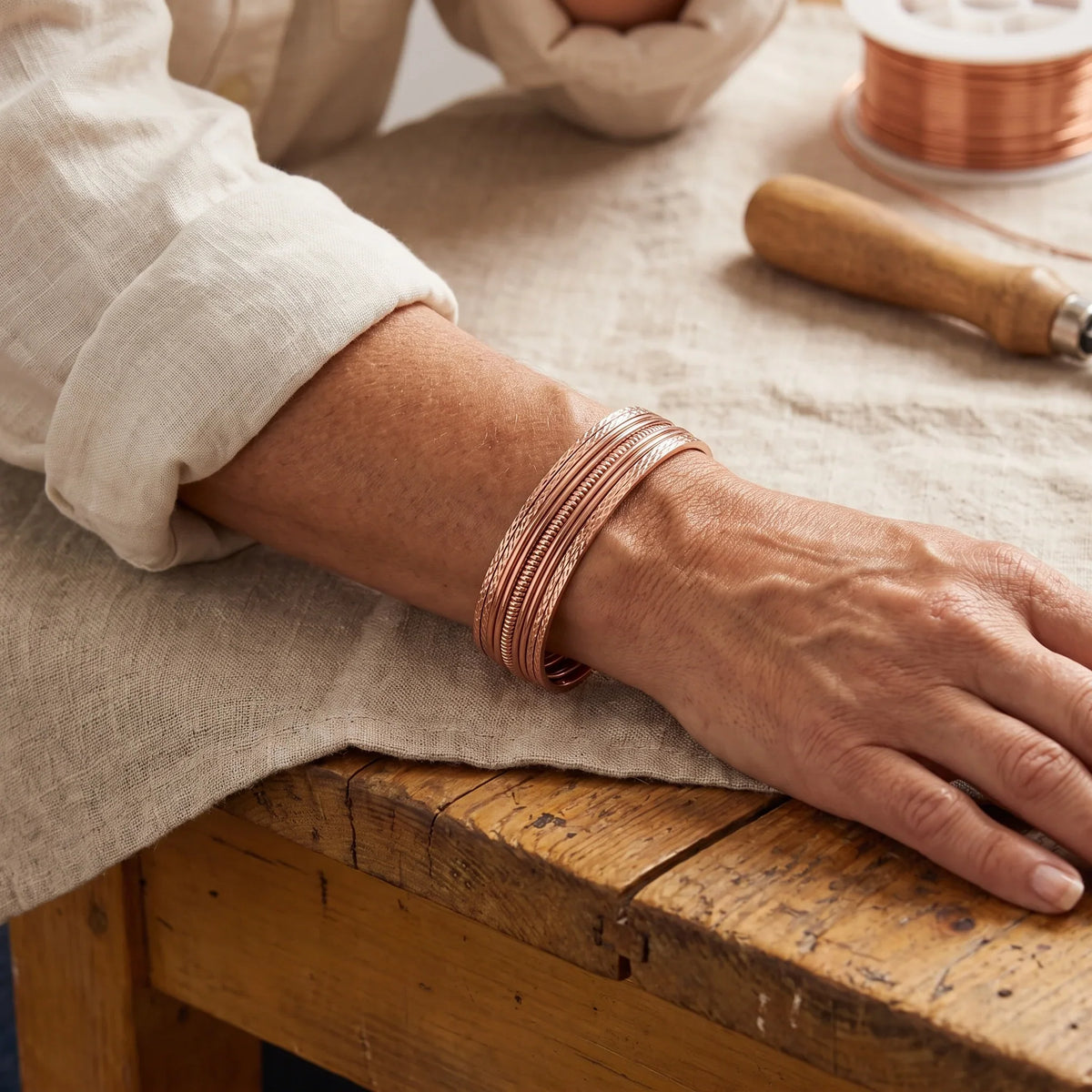 Bracken Kupfer-Armband – Ansicht 2