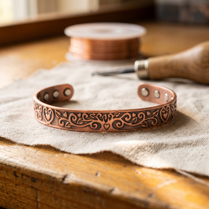 Flora Kupfer-Armband