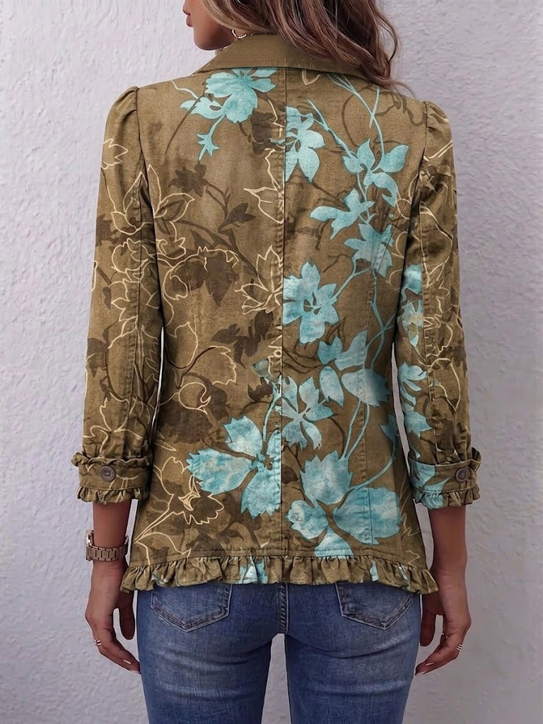 Berenice Boho-Jacke Blumen Vintage – Ansicht 2