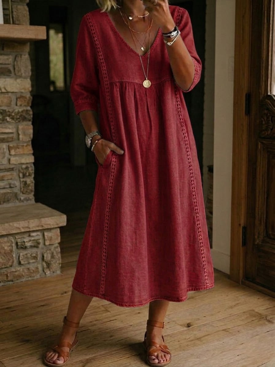 Martha bequemes Casual-Maxikleid – Ansicht 19