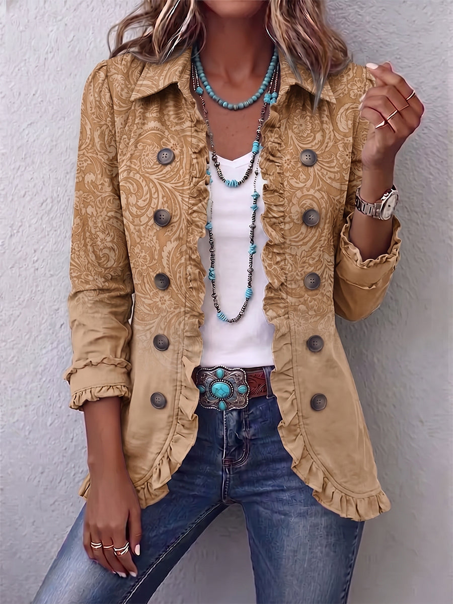 Celia Western-Jacke Khaki