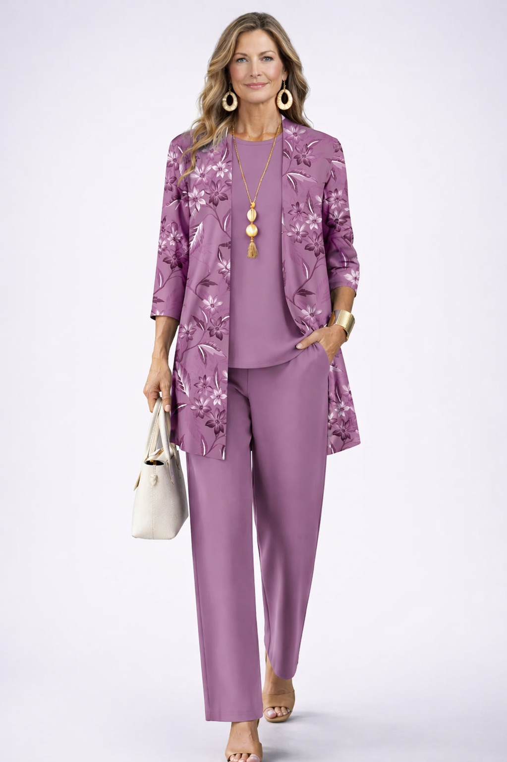Pauline | Elegantes dreiteiliges Set