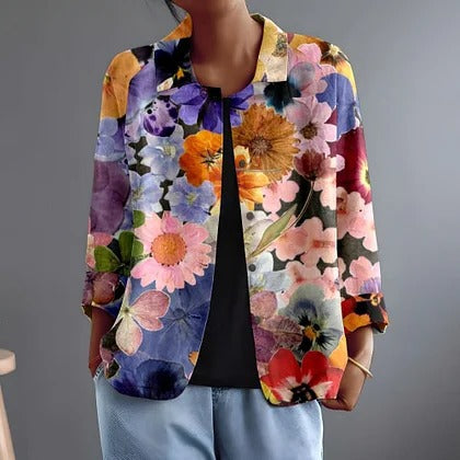 Marguerita Hemdbluse mit Blumen-Druck – Ansicht 8