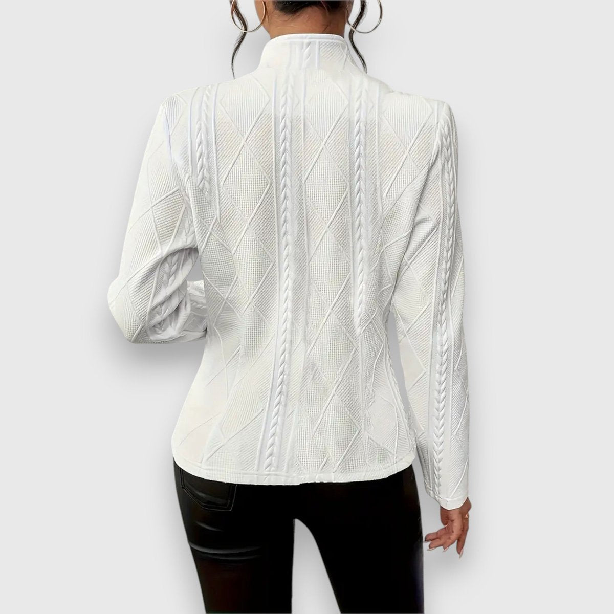 Loretta Cardigan mit Struktur und Knopfleiste – Ansicht 7