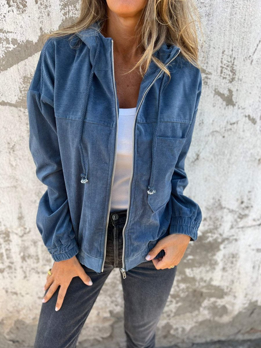 Lauren Rippstrick-Kapuzenjacke mit Zip – Ansicht 12