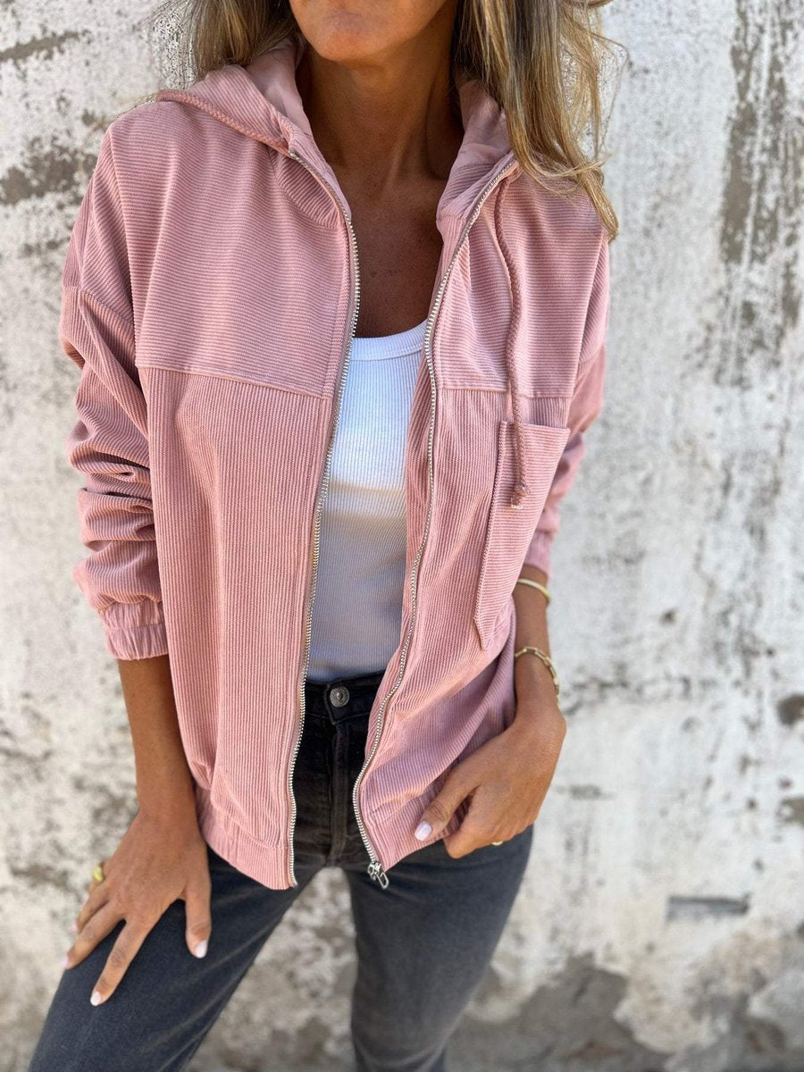 Lauren Rippstrick-Kapuzenjacke mit Zip – Ansicht 28