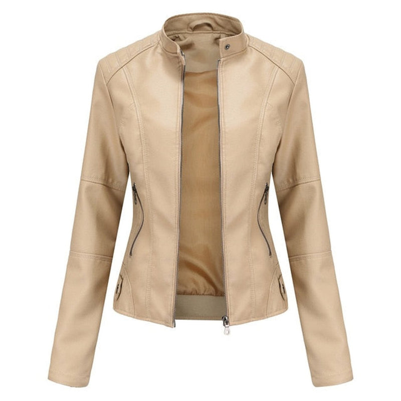 Helen Moto-Jacke mit Stehkragen – Ansicht 35