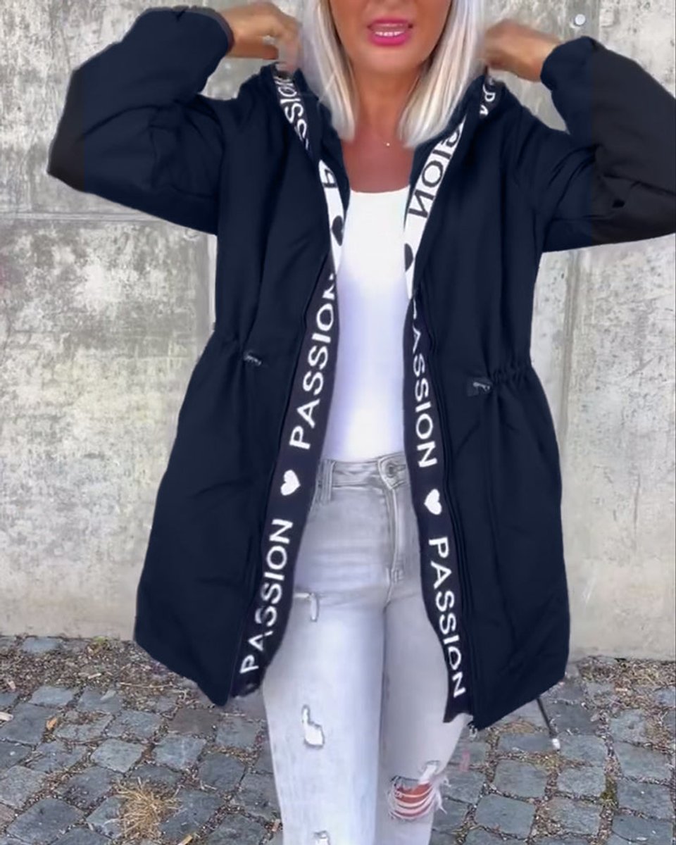 Camila Midi-Parka mit Kapuze und Kordelzug – Ansicht 12