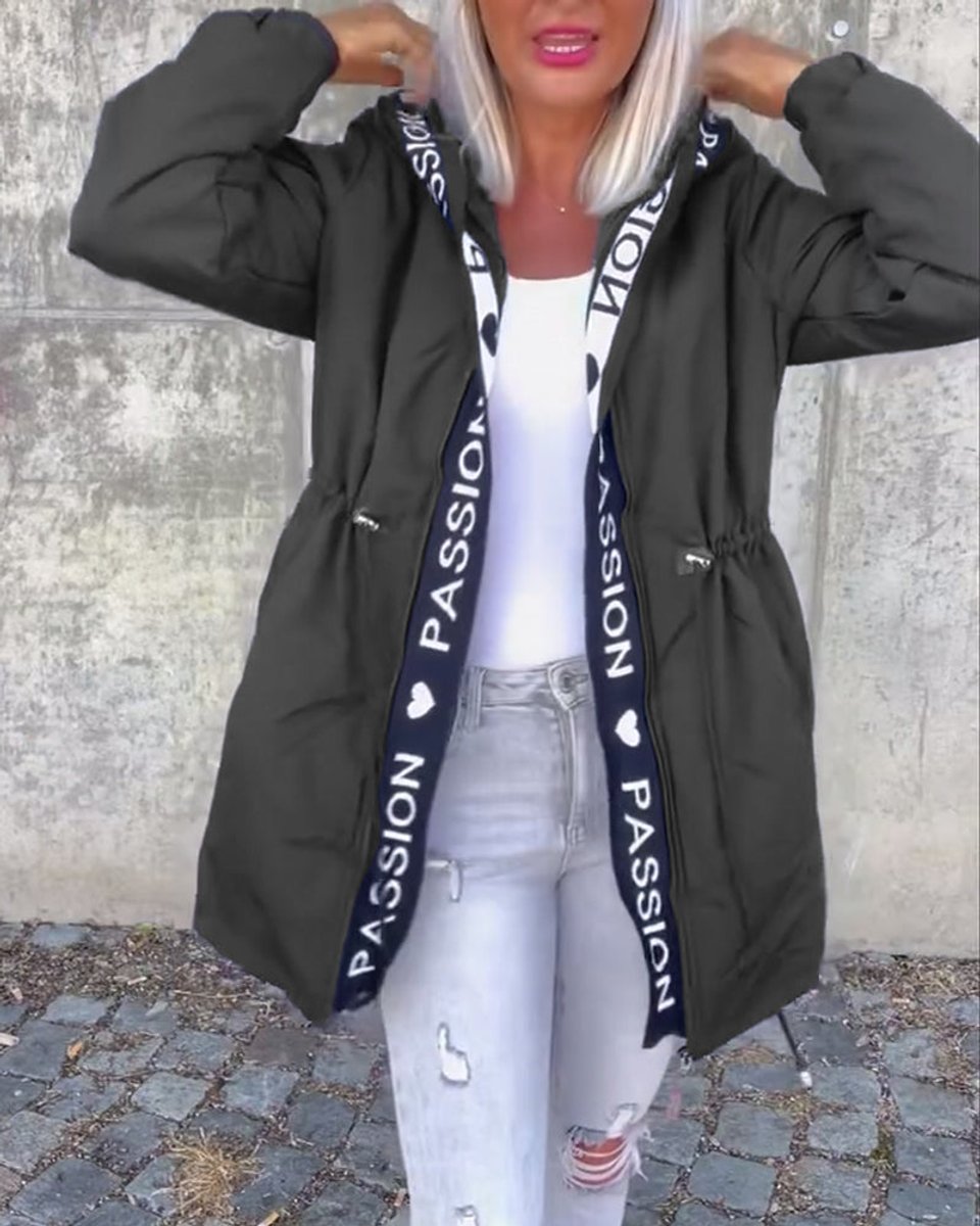Camila Midi-Parka mit Kapuze und Kordelzug – Ansicht 13