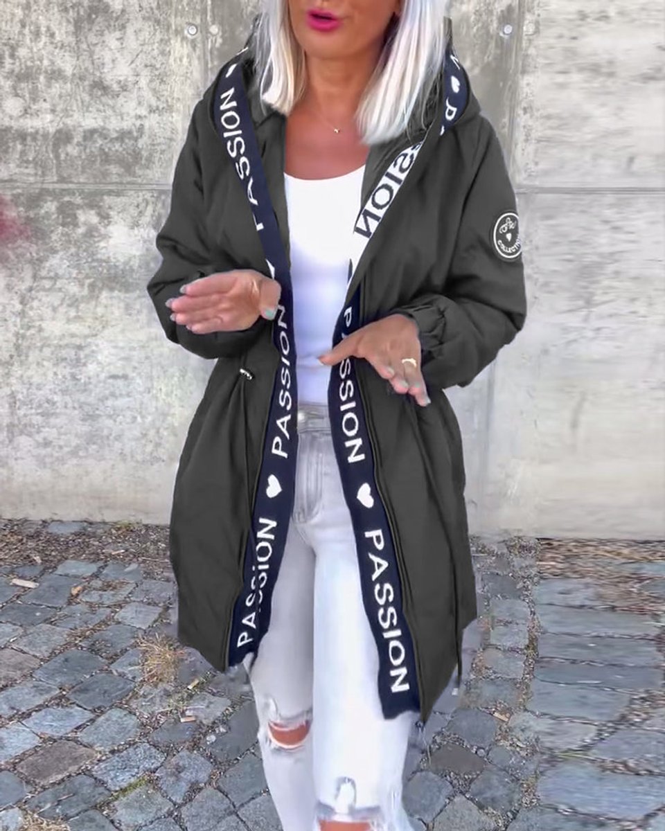 Camila Midi-Parka mit Kapuze und Kordelzug – Ansicht 5