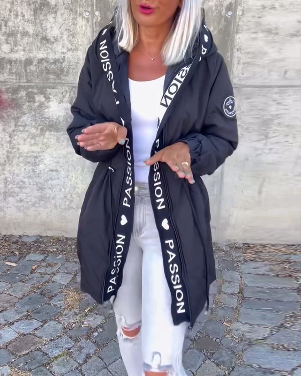 Camila Midi-Parka mit Kapuze und Kordelzug – Ansicht 7