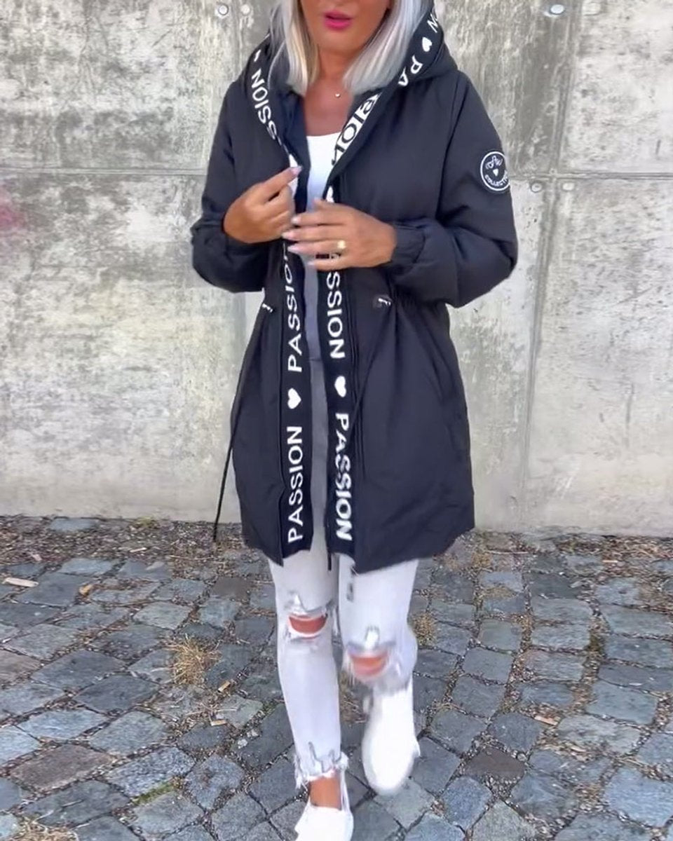 Camila Midi-Parka mit Kapuze und Kordelzug – Ansicht 9