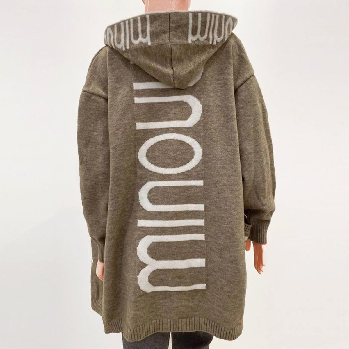 Rosabel Strick-Cardigan mit Kapuze – Ansicht 4