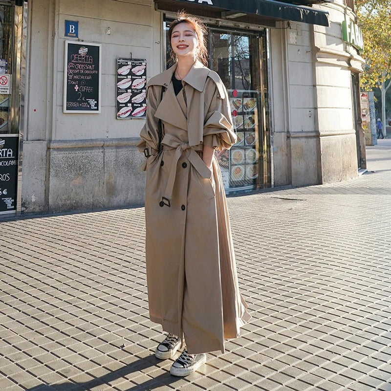 Lena Oversized Zweireiher-Trench (Lang) – Ansicht 6