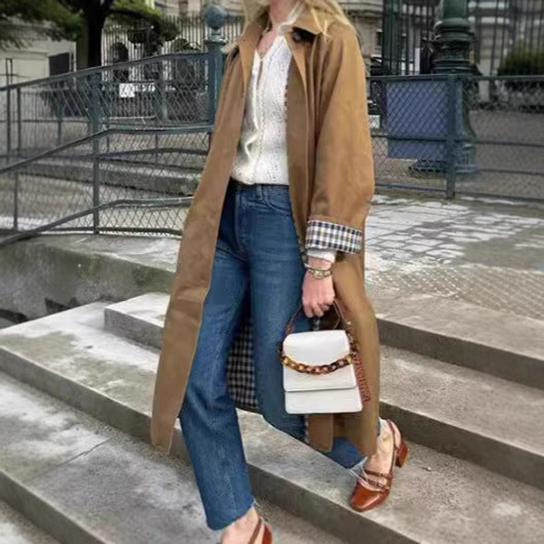 Lucia Oversized Trenchcoat (Lang) – Ansicht 5