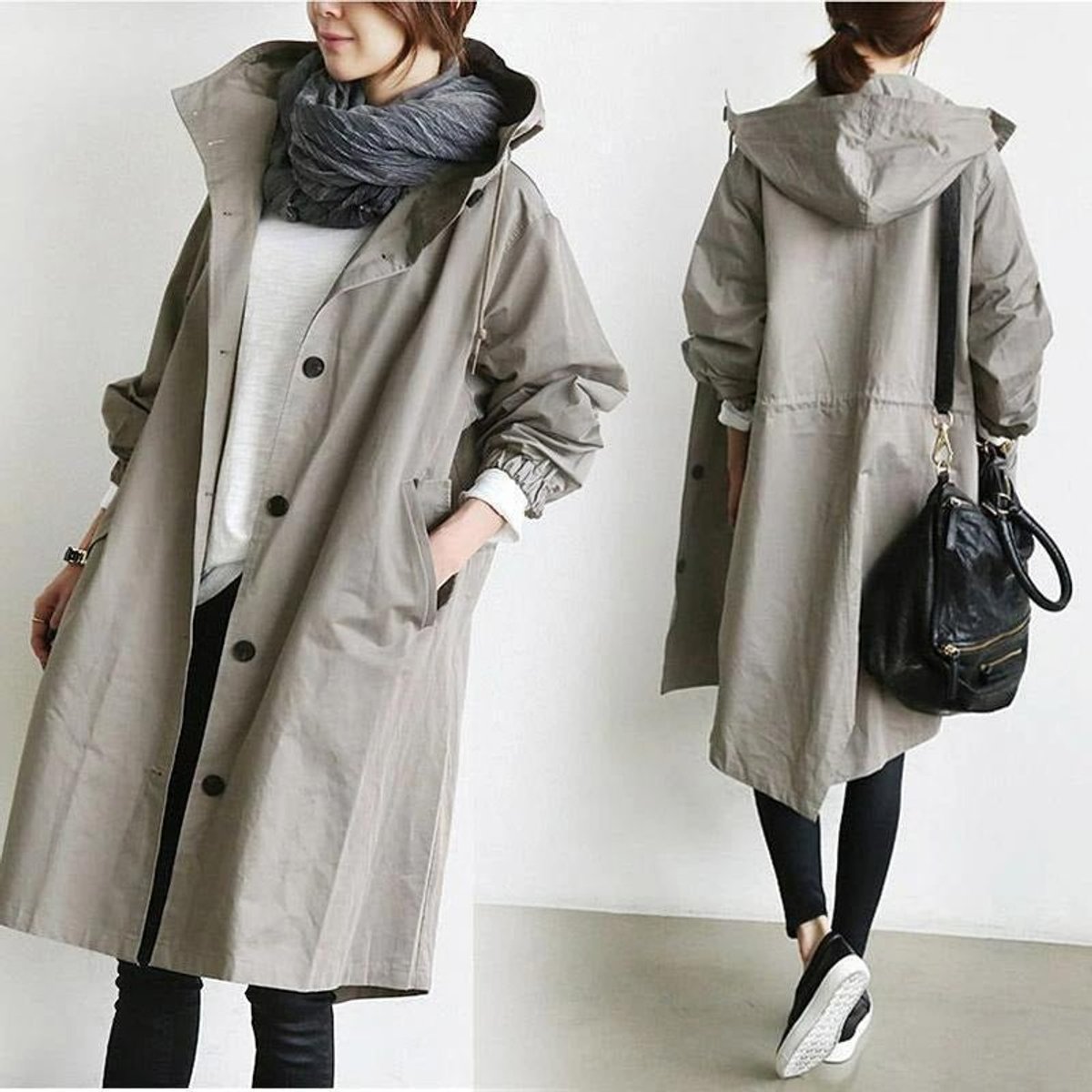 Maisie Oversized Kapuzenmantel – Ansicht 10