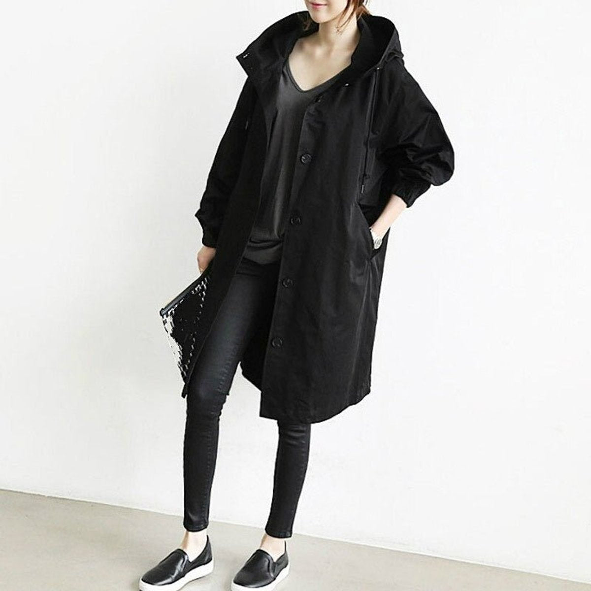Maisie Oversized Kapuzenmantel – Ansicht 2