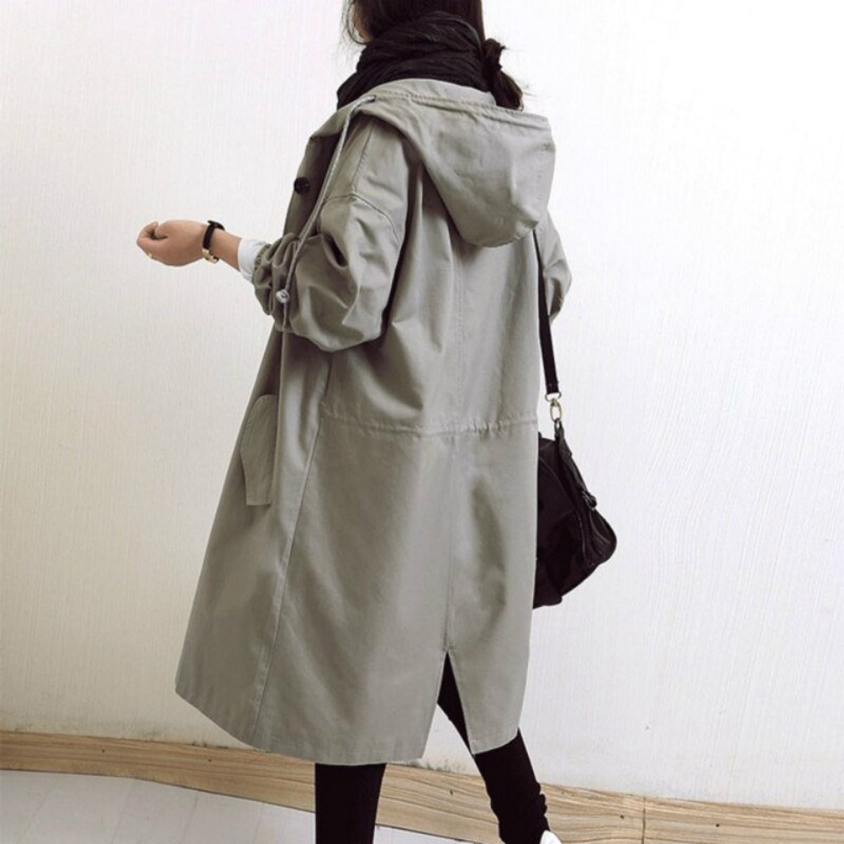 Maisie Oversized Kapuzenmantel – Ansicht 8