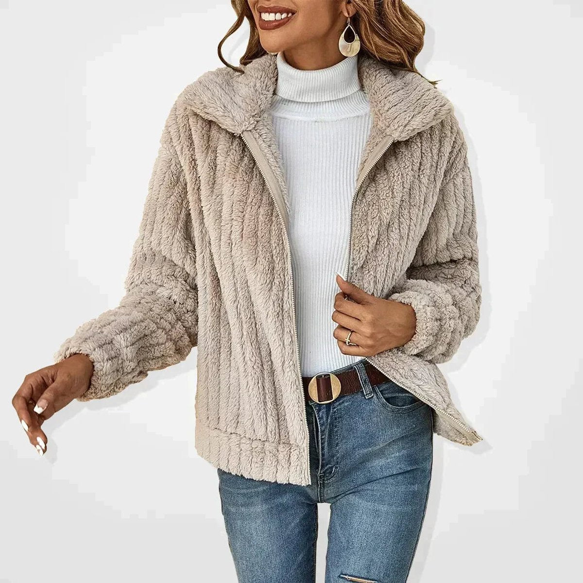 Roberta Gemütliche Zip-Jacke – Ansicht 37