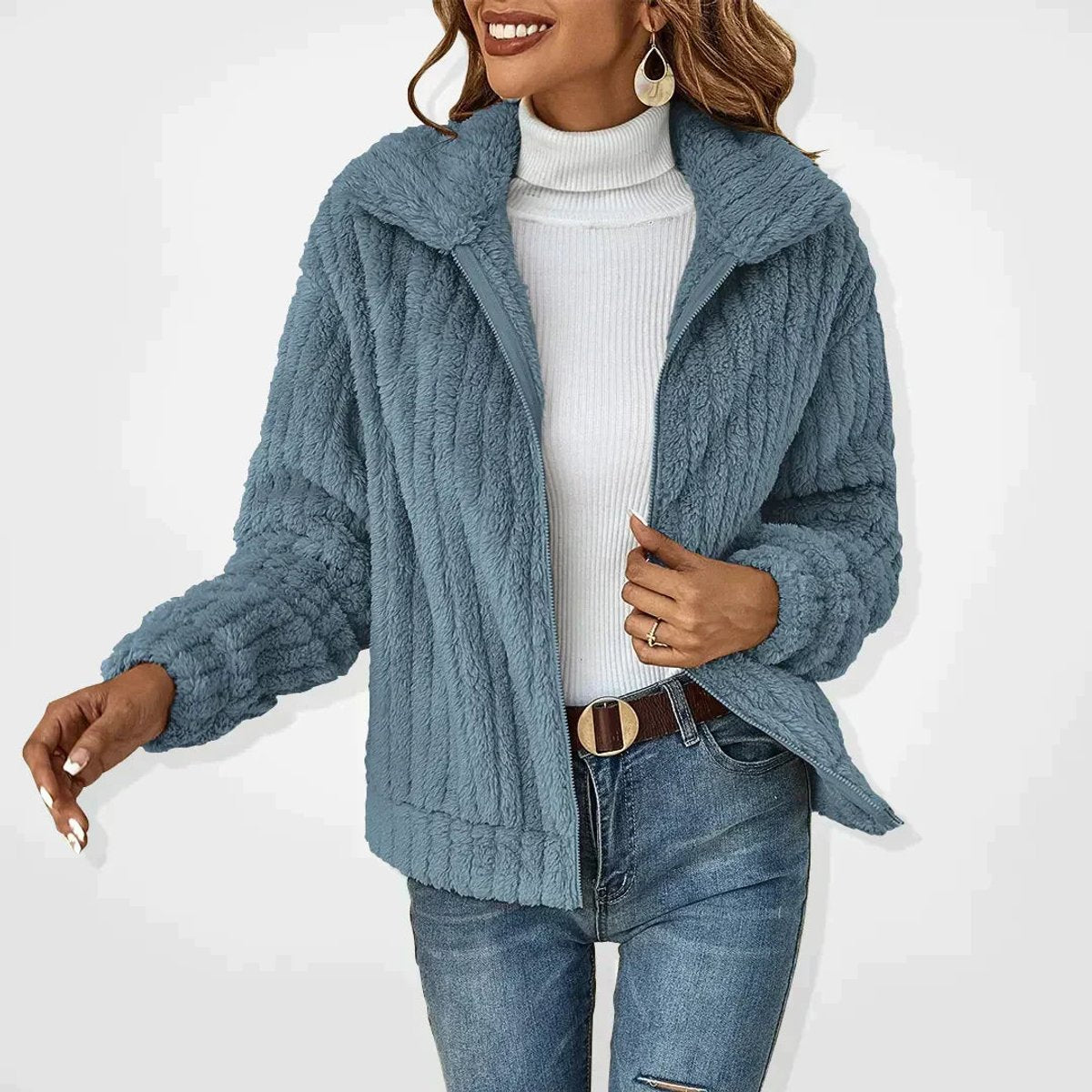 Roberta Gemütliche Zip-Jacke – Ansicht 41
