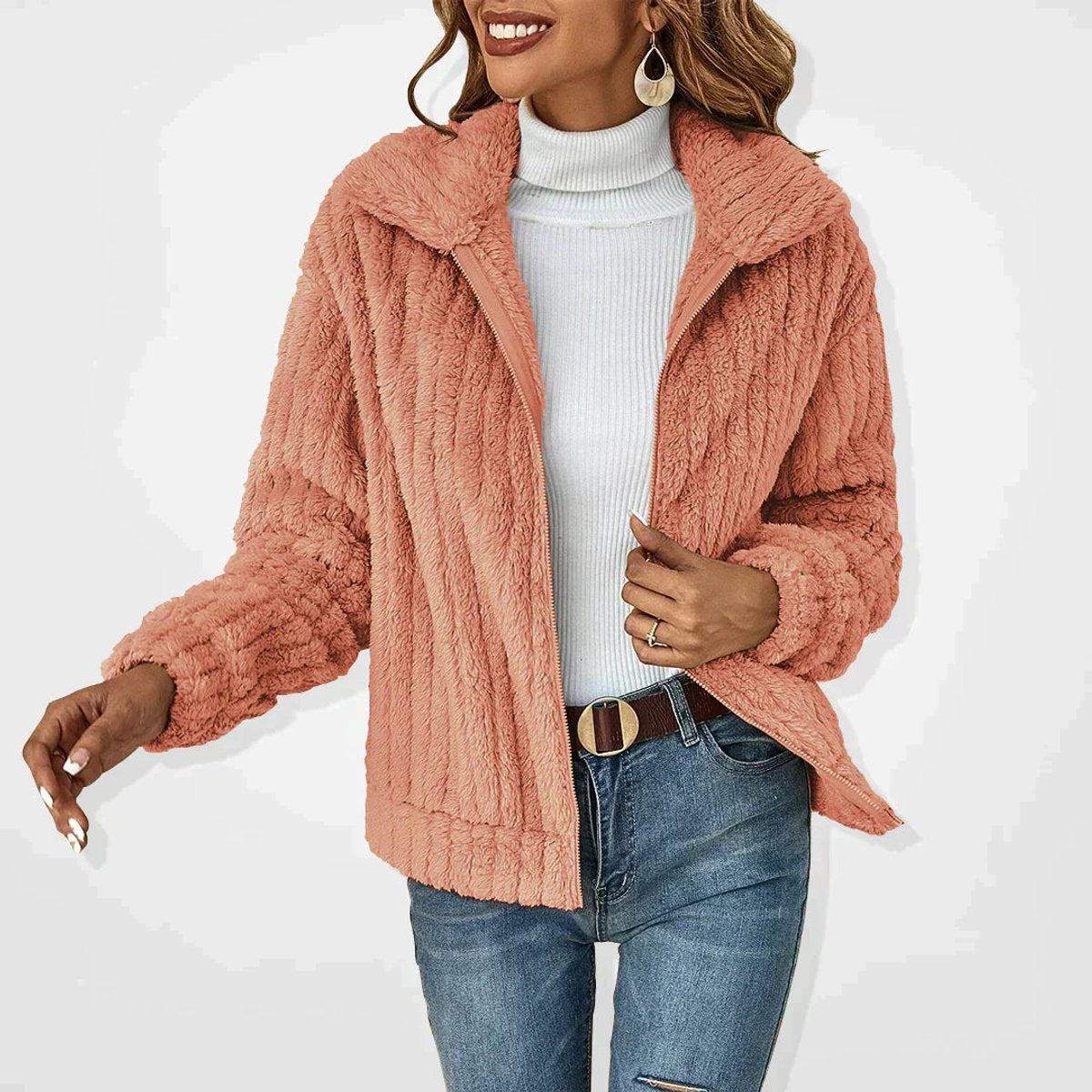 Roberta Gemütliche Zip-Jacke – Ansicht 43
