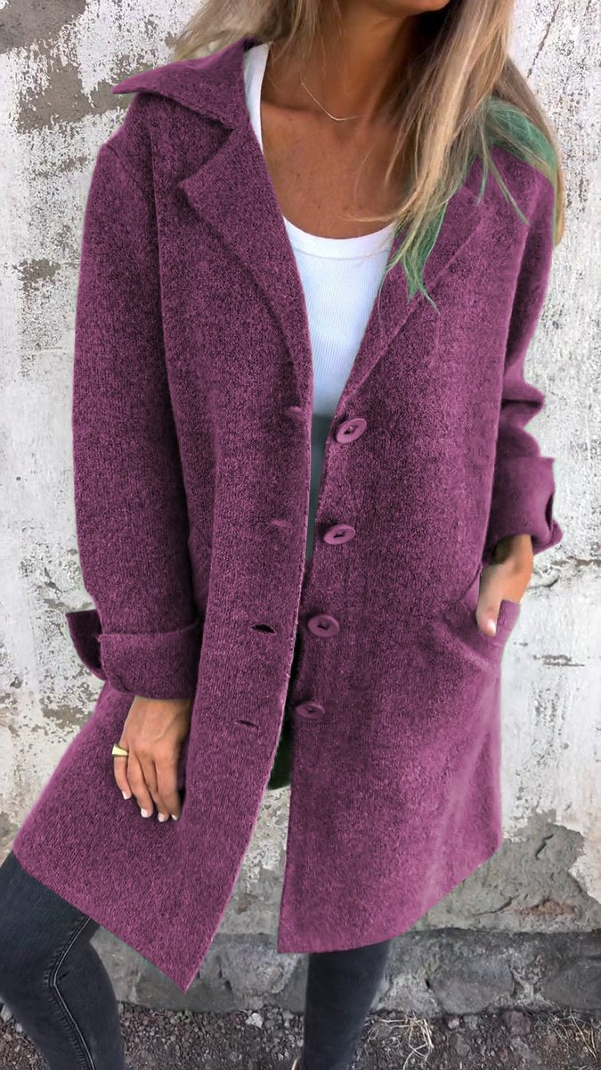Luciella Longline-Mantel mit Reverskragen – Ansicht 47